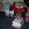 School supplies, vitamins, for Haiti