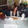 Cookie sale at the fundraiser for INN
